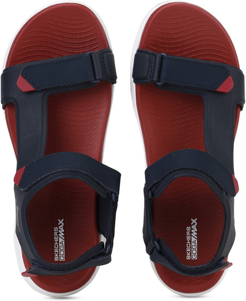 skechers red sandals