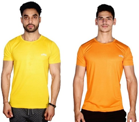 mens yellow t shirt outfit