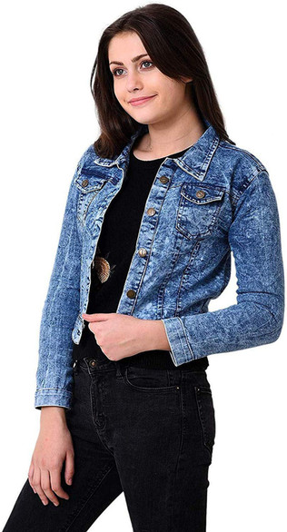 denim jacket for women flipkart
