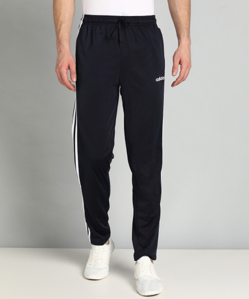 adidas track pants dark blue