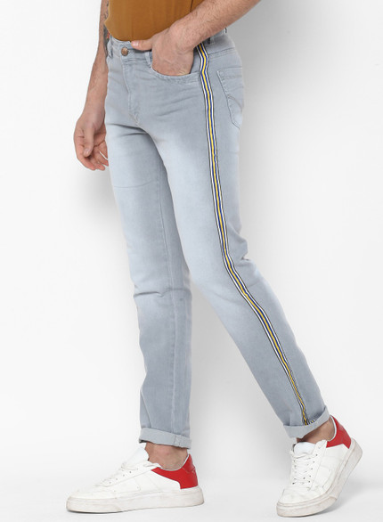 Urbano Fashion Slim Men Grey Jeans 