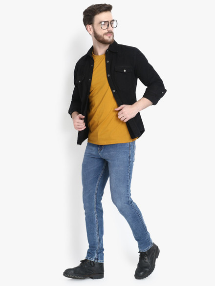 mens denim jacket flipkart