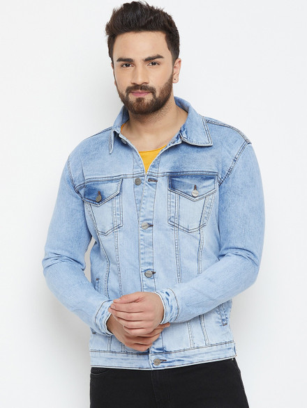 krossstitch denim jacket