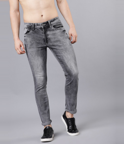 Highlander Slim Men Grey Jeans Reviews 