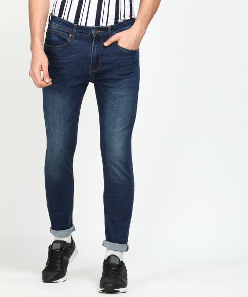 French Connection Tapered Fit Men Blue 