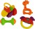 rvold set of 4 pieces with teether rattle(multicolor)