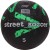 vector x street soccer rubber moulded football - size: 5(pack of 1, green, black)
