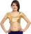 carrel round neck women blouse CARREL-3083-BLOUSE-GOLD