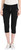 ajile by pantaloons women's black capri 110005926BLACK