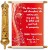 lolprint christmas and new year gold scroll greeting card(multicolor, pack of 1)