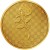 rsbl precious certified classy rose design 24 (995) k 50 g yellow gold coin