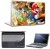 Ganesh Arts Super Mario Brothers Laptop skin Combo Set(Multicolor)