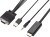 Nextech High 3 m VGA Cable(Compatible with Mobile, Laptop, Tablet, Mp3, Gaming Device, Black)