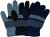softoe striped winter women's gloves 3 Pairs Women's Woolen Wear Wa