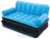 airsofa 5 in 1 air bed blue mattress pp (polypropylene) 3 seater inflatable sofa(color - blue)