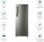Haier 220 L Direct Cool Single Door 4 Star Refrigerator(Brushline Silver, HRD-2406BS-R)
