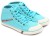 lee cooper canvas mid ankle sneakers for women(blue)
