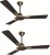 crompton aura prime anti dust pack of 2 3 blade ceiling fan(chicory, pack of 2)