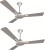 crompton aura prime anti dust pack of 2 3 blade ceiling fan(himalayan grey, pack of 2)