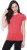 puma casual half sleeve printed women red top