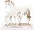 art n hub fengshui horse couple pet animal statue home interior gift item(h-29 cm) decorative showp