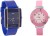 Shree Girls Blue and Pink Dial Watch Analog Watch  - For Girls