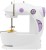 bluebells india imported 4 in 1 mini electric sewing (silai) machine with foot pedal & adapter, por