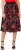 ngt printed women pleated multicolor skirt SKIRT_DARKREDFLOWERPANEL