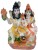 art n hub lord shiva family / shiv parivar / parvati , ganesh idol - marble look handicraft decorat