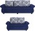 bharat lifestyle alisa fabric 3 + 2 blue sofa set