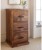 the attic solid wood free standing chest of drawers(finish color - honey)