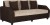 bharat lifestyle italia fabric 3 seater  sofa(finish color - cream brown)