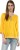akkriti by pantaloons casual 3/4 sleeve solid women yellow top