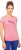 puma solid women v-neck pink t-shirt 51648821
