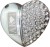 AK FUNDAS Heart Shape USB covered with beautiful Diamonds 32 GB Pen Drive(Silver)