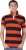 ncy striped men polo neck orange, dark blue t-shirt NCY_desiner_c21155orange_navy