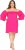 calae women tube pink dress SU17-10500278SL_FU
