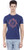 Lee Graphic Print Men Round Neck Dark Blue T-Shirt