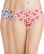 rosaline women hipster multicolor panty(pack of 3) RO020370SD-Blue Black n Red