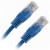 Adnet Patch cord CAT6 network cable 2 mtr 2 m Patch Cable(Compatible with Computer, Laptop, Blue, O