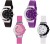 SPINOZA Glory multicolor and attractive glass with eye catcher dial beautiful women combo Analog Wa