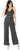 forever 21 striped women jumpsuit 00095088-BLACK/WHITE