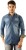 fabtag - zotory men solid casual dark blue shirt ZOT-00012