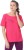 puma solid women round neck pink t-shirt 51602304