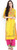biba women printed straight kurta(green, orange, yellow) MNMFOLK KIK13452YELLOW
