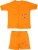 Tintin Baby Boys & Baby Girls Casual T-shirt Shorts(Orange)