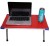 brats n angels wood portable laptop table(finish color - red)