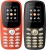 I Kall K130 Combo of Two Mobiles(Red and Black)