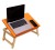 brats n angels wood portable laptop table(finish color - orange)