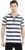 lee cooper striped men henley multicolor t-shirt 1000658378BLUE MELANGE